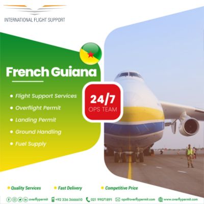 Best International Flight Support | French-Guiana